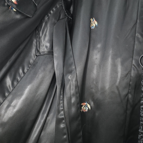 Vintage Persian Lamb Fur Coat with Mink Fur Collar Size M Luxury Perfect Conditi - Picture 13 of 17